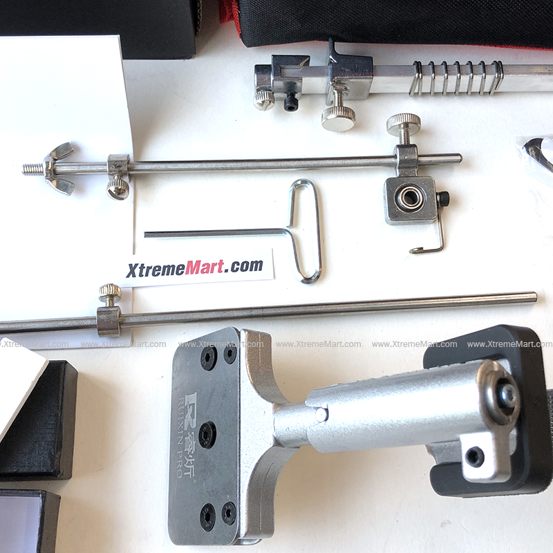 ชุดหินลับมีด เครื่องลับมีด ที่ลับมีด Ruixin Pro RX-008 Professional Kitchen Knife Sharpener System Fix-angle 4 Stones (ชุดละ)