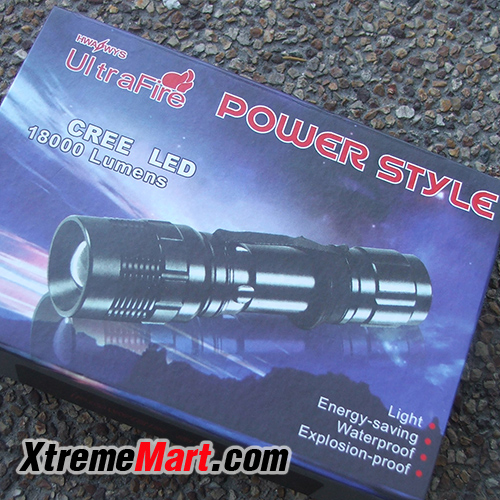 ไฟฉายซูม UltraFire Power Style Dimmer Box Set