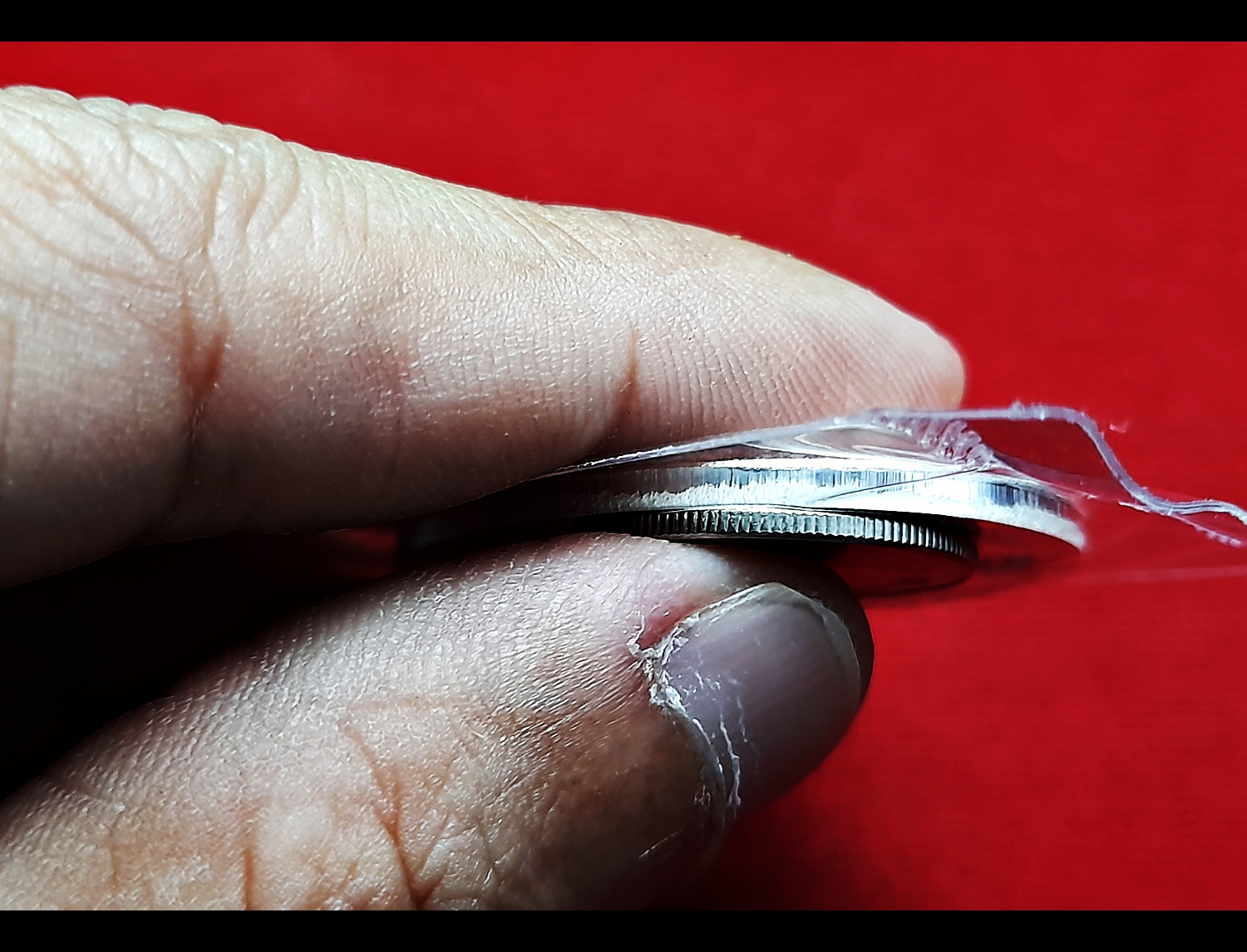 เหรียญรอยพระพุทธบาทหลังท้าวเวสสุวรรณ เนื้อเงินแท้ ปี2561 (เข้าพิธีหลวงพ่อเล็ก เข้ากรรมฐาน3วัน3คืน เสกเป็น #มหาสะท้อน ปี2563) - หลวงพ่อเล็ก วัดท่าขนุน