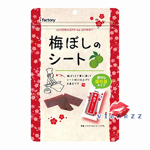 (ใหญ่ 35g Exp.11/24) ifactory Inaba Umeboshi Sheet บ๊วยแผ่นญี่ปุ่นตัวดัง บ๊วยที่ผ่านการบดและรีดเป็นแผ่นขนาดพอดีคำ รสชาติเปรี้ยวๆ เค็มๆ อร่อยมากๆ ทำให้รู้สึกสดชื่นด้วยค่ะ