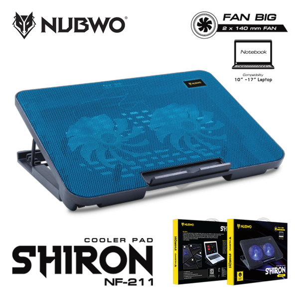 พัดลมโน๊ตบุ๊ค Nubwo รุ่น NF211 Cooler pad Shiron ระบายความร้อน