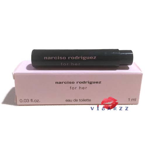 Narciso Rodriguez for Her EDT 1mL น้ำหอมสุดเท่ห์ของสาวทันสมัย กลิ่นหอมคลาสสิคแสนอบอุ่น นุ่มนวล แต่แฝงด้วยความเยือกเย็น มีเสน่ห์ที่น่าหลงใหล