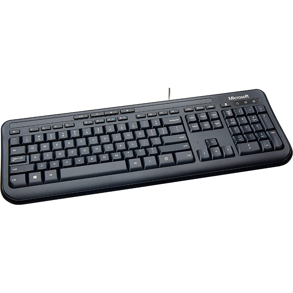 (TH/EN) Microsoft Wired Desktop 600 - Keyboard and Mouse คีย์บอร์ด และ เม้าส์ ออฟฟิศ