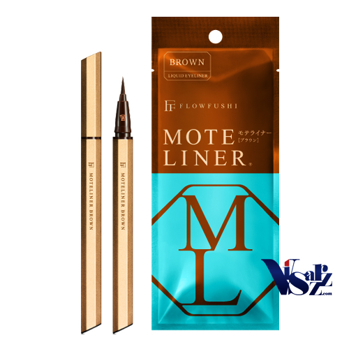 Flow Fushi Mote Liner Liquid Takumi 0.55mL # Brown ไลน์เนอร์สีน้ำตาล รังสรรค์แปรงพู่กันที่ดีที่สุด เส้นขนที่นำมาใช้จะพริ้วไหวตามการขยับของข้อมือและมีสัมผัสที่นุ่มนวลต่อเปลือกตา ด้ามจับโมเทไลน์เนอร์มีรูปทรงแปดเหลี่ยมซึ่งจะช่วยให้จับได้ถนั