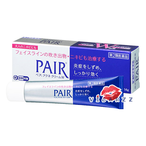 Pair Acne Cream W 14g ครีมแต้มสิวจากญี่ปุ่น เป็นครีมที่ใช้ทาสิวได้ทุกชนิด ดูแลตั้งแต่สิวก่อตัวเริ่มต้น
