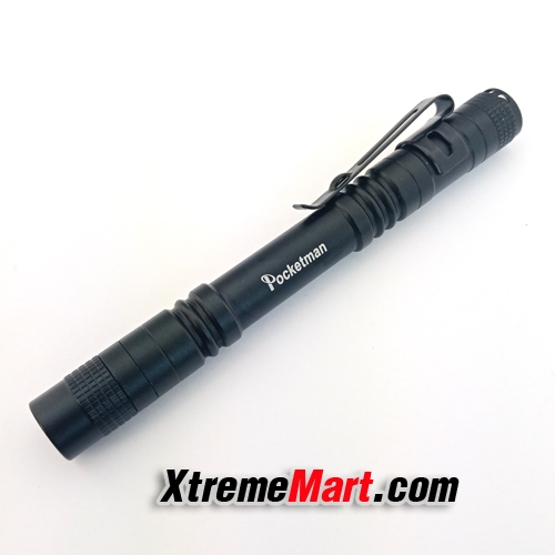 ไฟฉายปากกา LED CREE Q5 Penlight สว่าง 150 LM แสงขาว 1 โหมด (สีดำ)