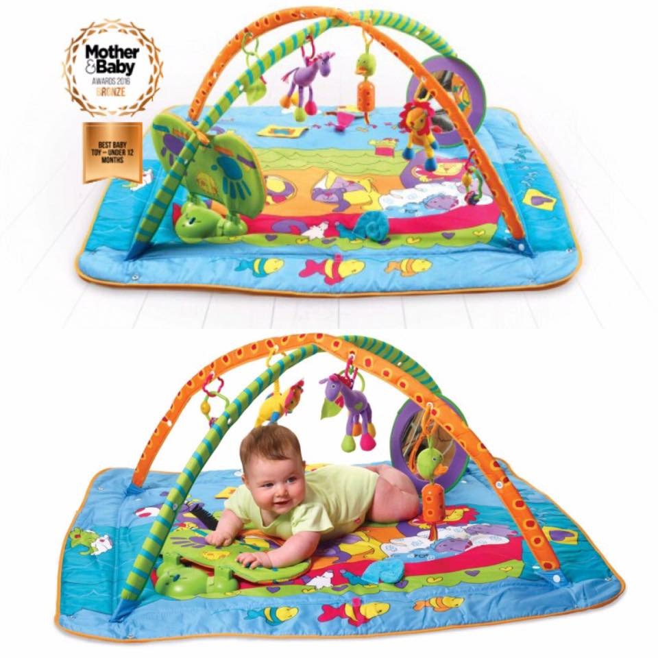 เพลย์ยิมพร้อมของเล่นเสริมพัฒนาการ Tiny Love Gymini Kick & Play (Blue)