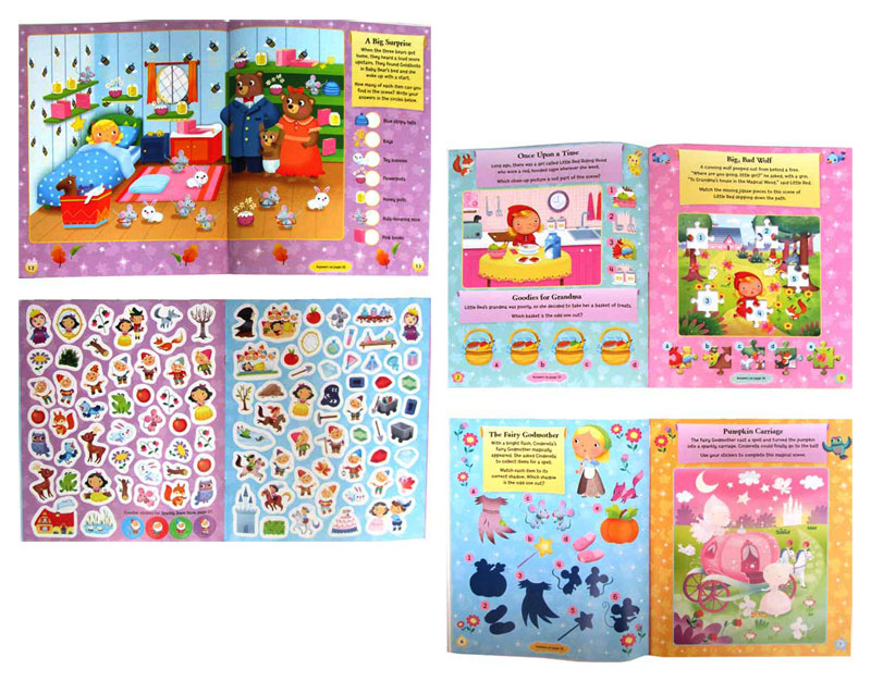 ชุดกระเป๋ากิจกรรมสำหรับเจ้าหญิงตัวน้อย Sticker & Activity Pack - Fairy Tales