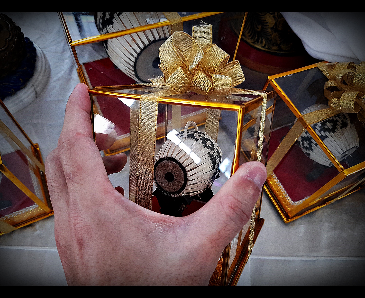 ตะโพน(เล็ก) (ชื่อเสียงโด่งดัง มหาลาภเมตตาเสหน่ห์) - (งานแฮนเมด ทำมือ วัสดุจากหนังวัวแท้ ฐานไม้สักทอง) (ขนาดตั้งบูชา เล็ก) รุ่น2 - (พิธี เสาร์๕)ปี2563