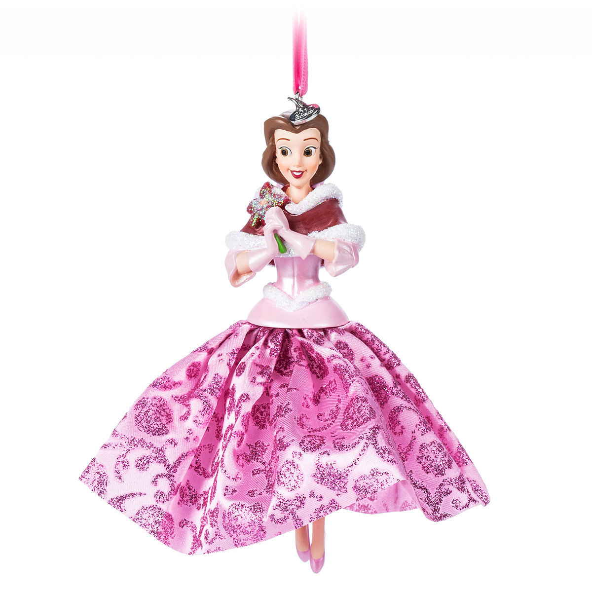 ตุ๊กตาประดับต้นคริสมาสต์ Belle Sketchbook Ornament จาก Disneystore อเมริกา