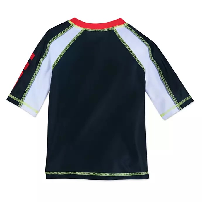 ชุดว่ายน้ำแบบแยกชิ้นสำหรับเด็ก Disney Lightning McQueen Rash Guard and Swim Trunks for Boys