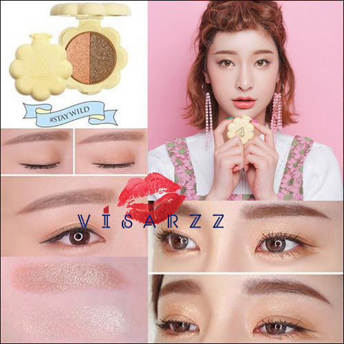 (# Stay Wild) 3CE Love 3CE Duo Shadow อายแชโดว์สีน่ารักสดใส ใช้งานได้ทุกวัน มาพร้อมตลับสุดคิ้วท์ ความวิ๊งวับกำลังดี