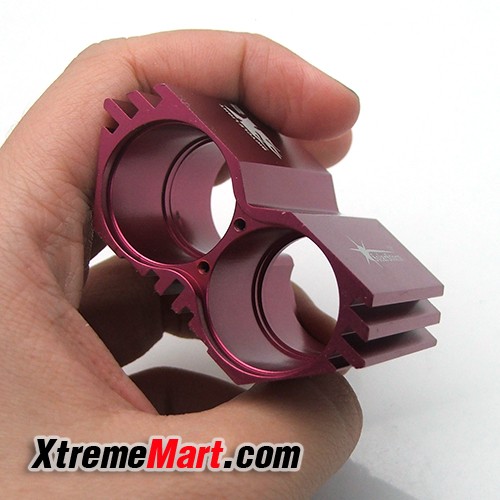 บอดี้ไฟฉายติดจักรยาน SolarStorm X2 สีแดง