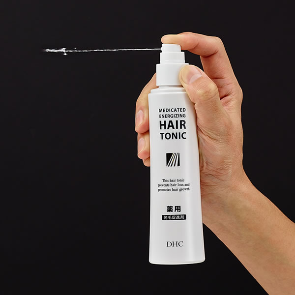 DHC Hair Tonic 150mL โทนิกบำรุงผมและหนังศีรษะ สารสกัดธรรมชาติช่วยให้รากผมแข็งแรง ลดผมร่วง และผมหนาขึ้น รู้สึกเย็นสบายตอนใช้ อ่อนโยนปราศจากสีและพาราเบน