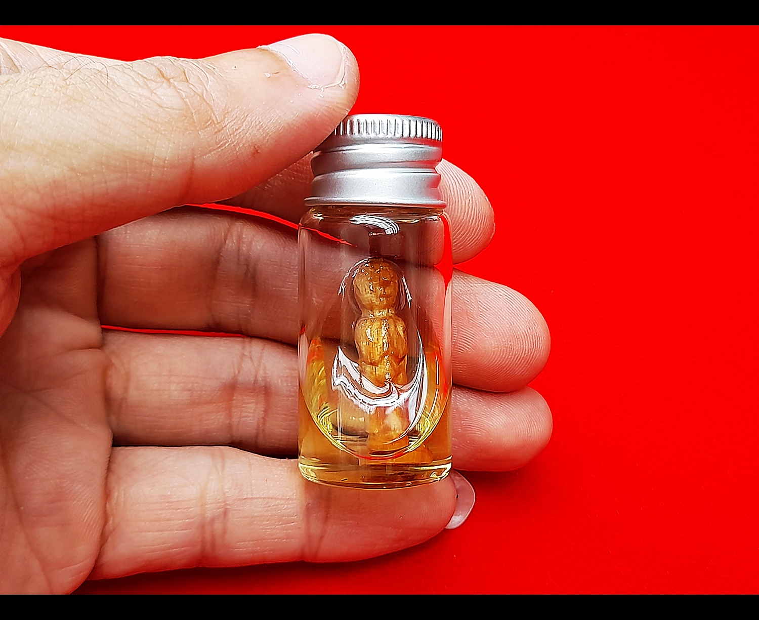 กุมารบังเกิดทรัพย์ เนื้อไม้ขนุน (แช่น้ำมันจันทร์) รุ่นแรก ปี2564 #รับประกันแท้