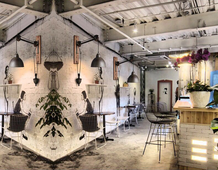 โคมไฟติดผนังสไตล์ Industrial ฐานไม้ รุ่น [17080]