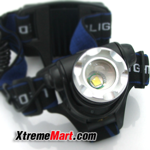 ชุดเซตไฟฉายคาดหัวซูม Haixnfire หลอด XM-L2 U2 แสงขาว 4โหมด 1000LM Zoom Headlamp พร้อมแบตเตอรี่และเครื่องชาร์จ (ชุดละ)