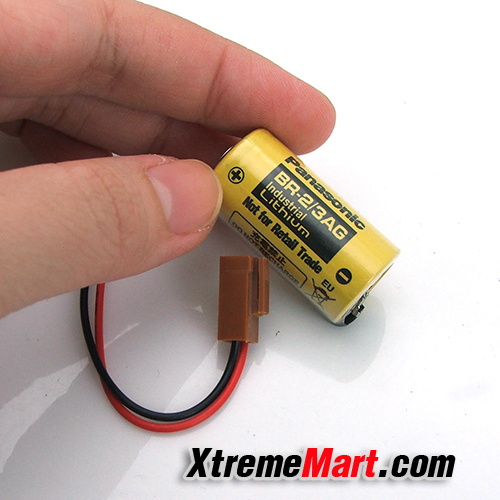 แบตเตอรี่ Panasonic BR-2/3AG 3V 1450mAh ความจุมากกว่า BR-2/3A PLC Battery w/Plug
