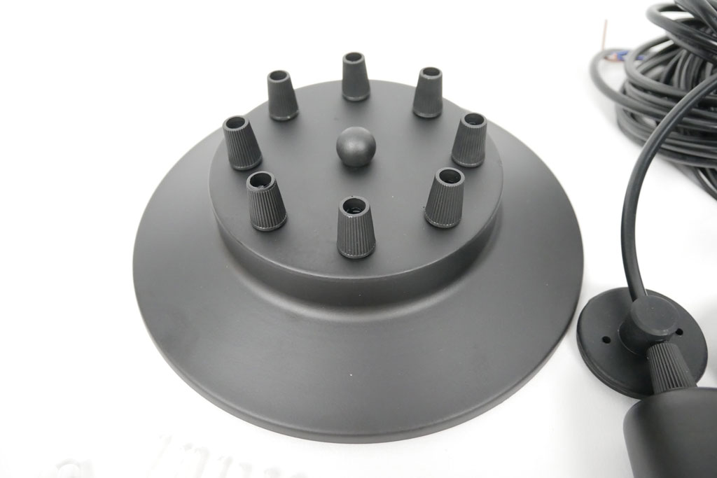 โคมไฟระย้า ติดเพดาน สไตล์นอร์ดิกวินเทจ รุ่น 8 หัว (เฉพาะตัวโคม)