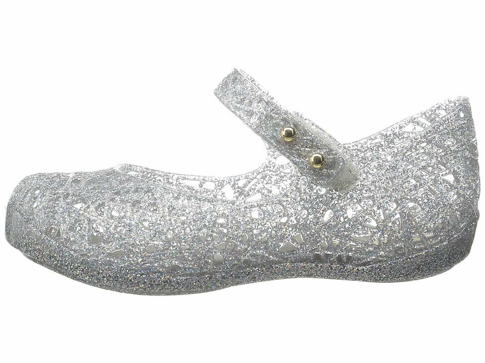 รองเท้ารังนกยอดฮิตสำหรับลูกสาว Mini Melissa Campana Zig Zag VI (Silver)