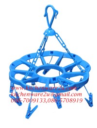 P00093 พวงตากผ้าพลาสติกทานตะวัน (ราคาต่อโหล)