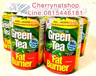 วิตามินลดน้ำหนักGreen Tea Fat Burnerแถมชะลอวัยได้อีกด้วย,Maximum Strength Green Tea Fat Burner Maximum Extract 400 mg EGCG 90 เม็ด Made in USAวิตามินคุณภาพสูงจากอเมริกามีรีวิวได้ผลจริงๆจากCherrynatshop