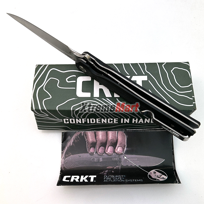 มีดพับ CRKT รุ่น 3810 Plain Blade Folding Pocket Knife ด้ามสีดำ (เล่มละ)