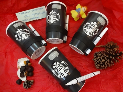 #สตาร์บัคมัคมีปากกาลบได้เขียนแก้วได้##StarbucksMug#Mugดำ โลโก้เงือกไวเรนขาวเด่น สงบ เท่ เรียบ คลาสิคมีสไตส์ #Double Wall Traveler with Chalk Pen, 12 fl oz #มีchalkปากกาเขียนmugแบบลบได้ค่ะ เท่ เก่ไก๋ #ให้คุณcreativeรูปเก๋และคำน่ารัก พร้อมแกาแฟถ้วยโปรดของคุ