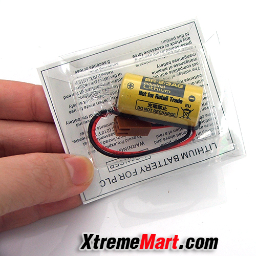 แบตเตอรี่ Panasonic BR-2/3AG 3V 1450mAh ความจุมากกว่า BR-2/3A PLC Battery w/Plug