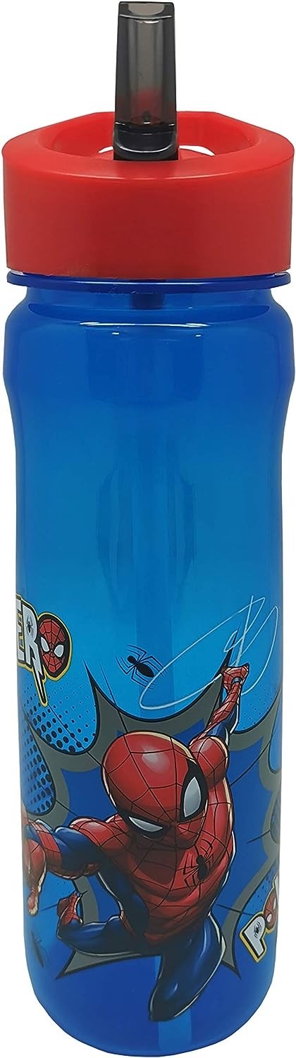 กระติกน้ำแบบหลอดดื่มสำหรับเด็ก DNC Mavel Spider-Man Sport Bottle 600ml