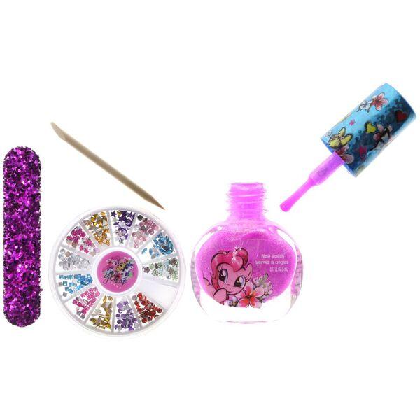 ชุดยาทาเล็บปลอดสารพิษพร้อมอุปกรณ์ตกแต่งเล็บ Townleygirl My Little Pony Beautiful Nail Set