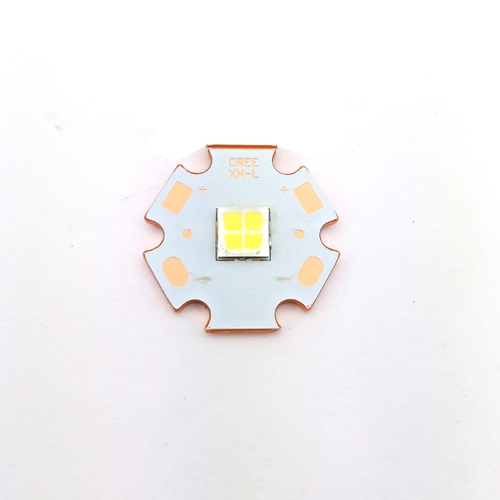 หลอด LED XLamp Cree XHP-50 6V แสงสีขาว 6000K ฐานทองแดง 20mm