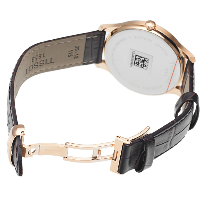 Tissot Men's Quartz Watch with White Dial Analogue Display - T063.610.36.037.00