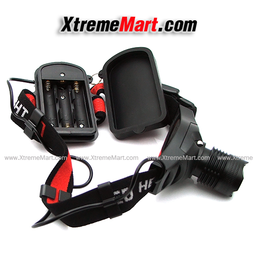 ไฟฉายคาดศีรษะ Ultrafire 3 Modes Zoom LED Headlamp Head Light Flashlight Headlight Torch for Camping Hiking