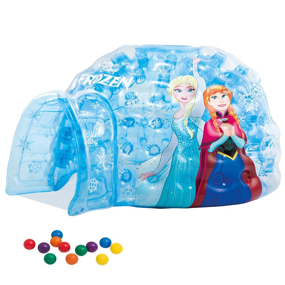 บ้านน้ำแข็งเป่าลมพร้อมลูกบอลสุดน่ารัก Intex Disney Frozen Igloo Playhouse