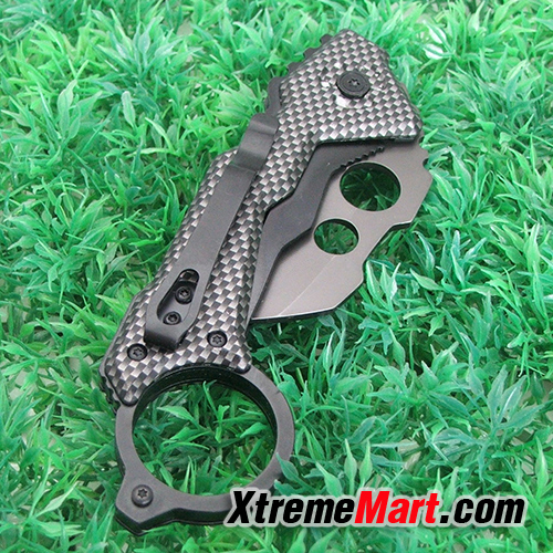 มีดพับ Karambit Mini DA46 Camping Pocket Knives 57HRC Aluminum Alloy Handle Folding Knife