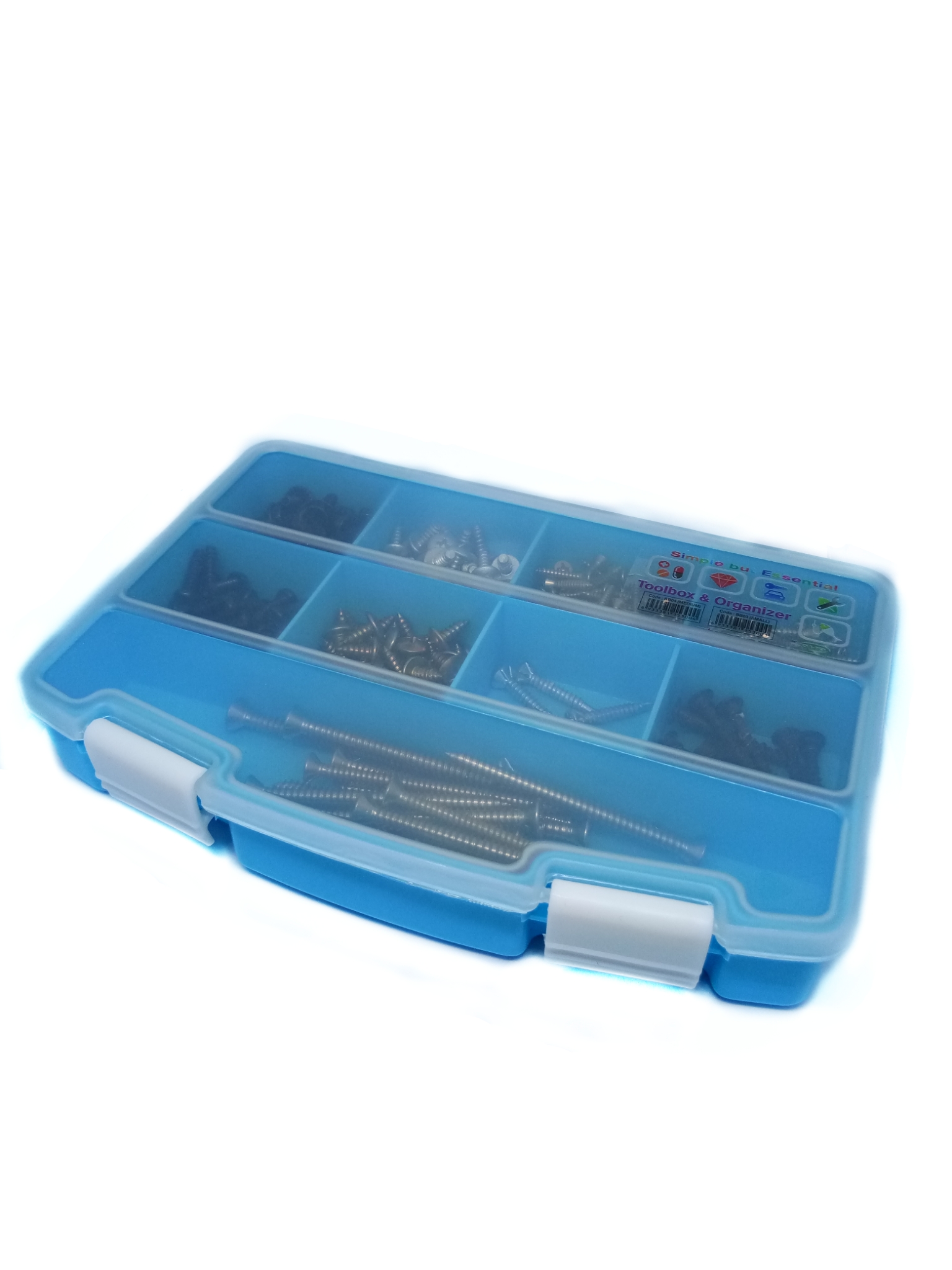 กล่องแบ่งช่องขนาดกลางอเนกประสงค์