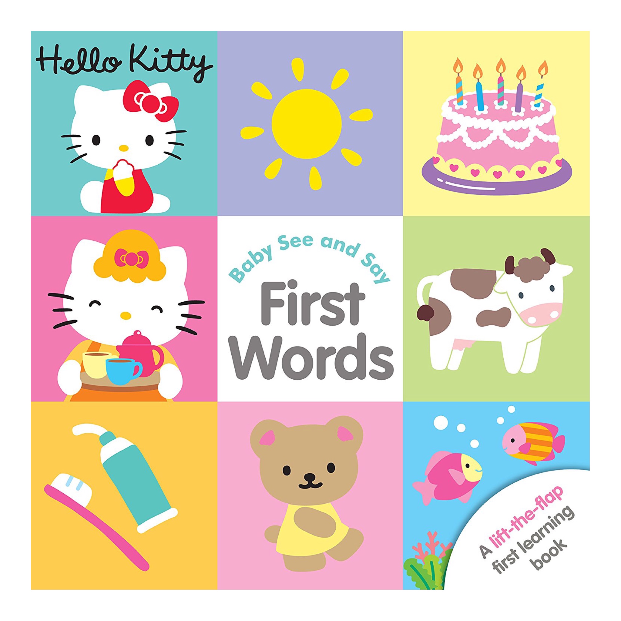 หนังสือภาพเสริมทักษะสำหรับเด็กเล็ก Sanrio Hello Kitty Baby See and Say - First Words