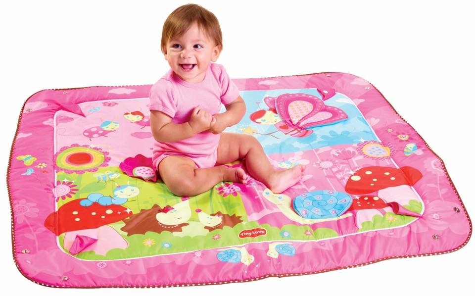 เพลย์ยิมพร้อมของเล่นเสริมพัฒนาการ Tiny Love Gymini Kick & Play (Pink)