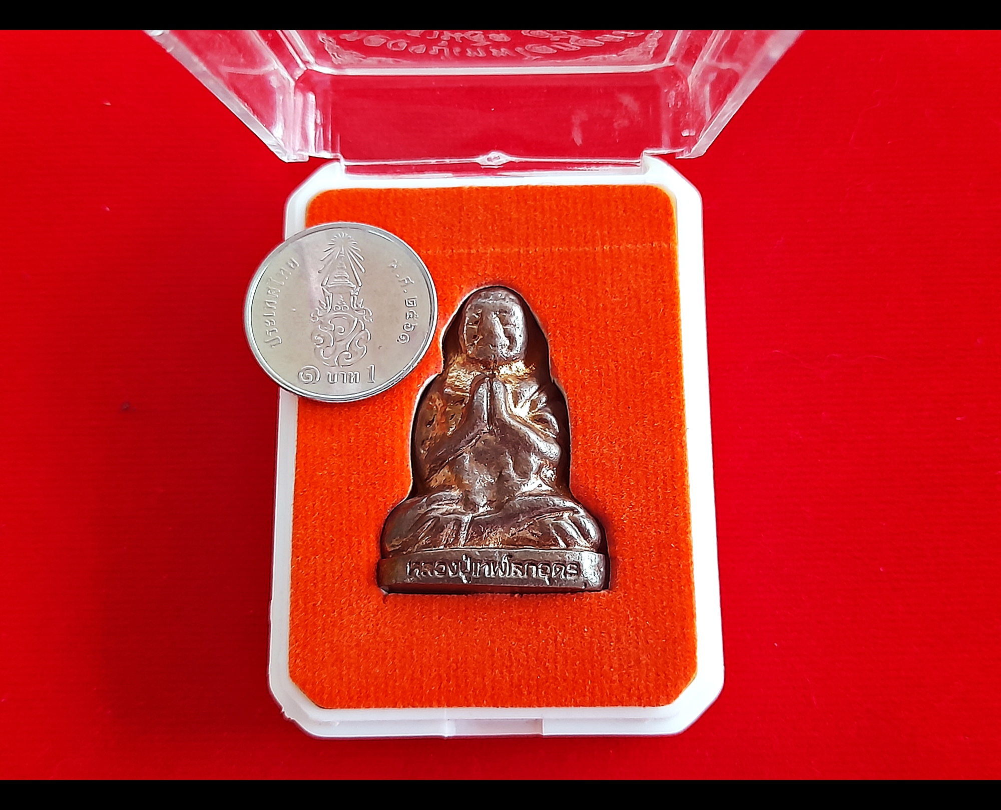 รูปหล่อ หลวงปู่เทพโลกอุดร เนื้อนวะโลหะ ปี2562 #รับประกันแท้ - พระอาจารย์สุริยัณ วัดป่าฉัพพรรณรังสี จ.ชัยภูมิ