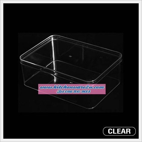 P06575 กล่องเหลี่ยมใส (17.7 x 25.1 x 9.2 cm) No.830 (ราคาส่งต่อ 1 โหล: 12 ใบ:เฉลี่ย 90 บ/ใบ)