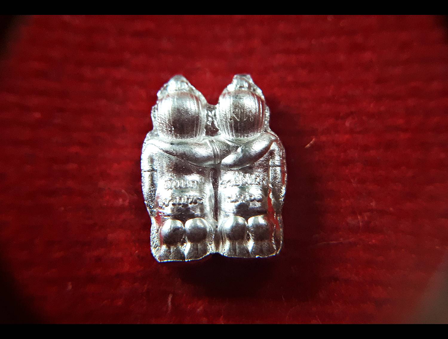 กัณหา-ชาลี เนื้อเงินแท้ ปี2561 (หลวงพ่อเล็ก วัดท่าขนุน ปลุกเสก) #รับประกันแท้