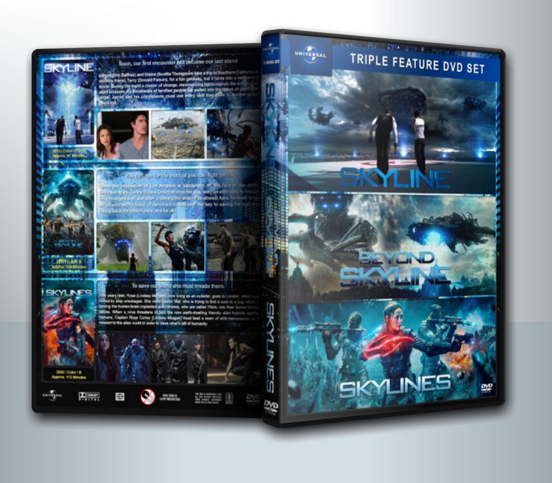 Skyline สงครามสกายไลน์ดูดโลก ครบ 3 ภาค ( 3 DVD )