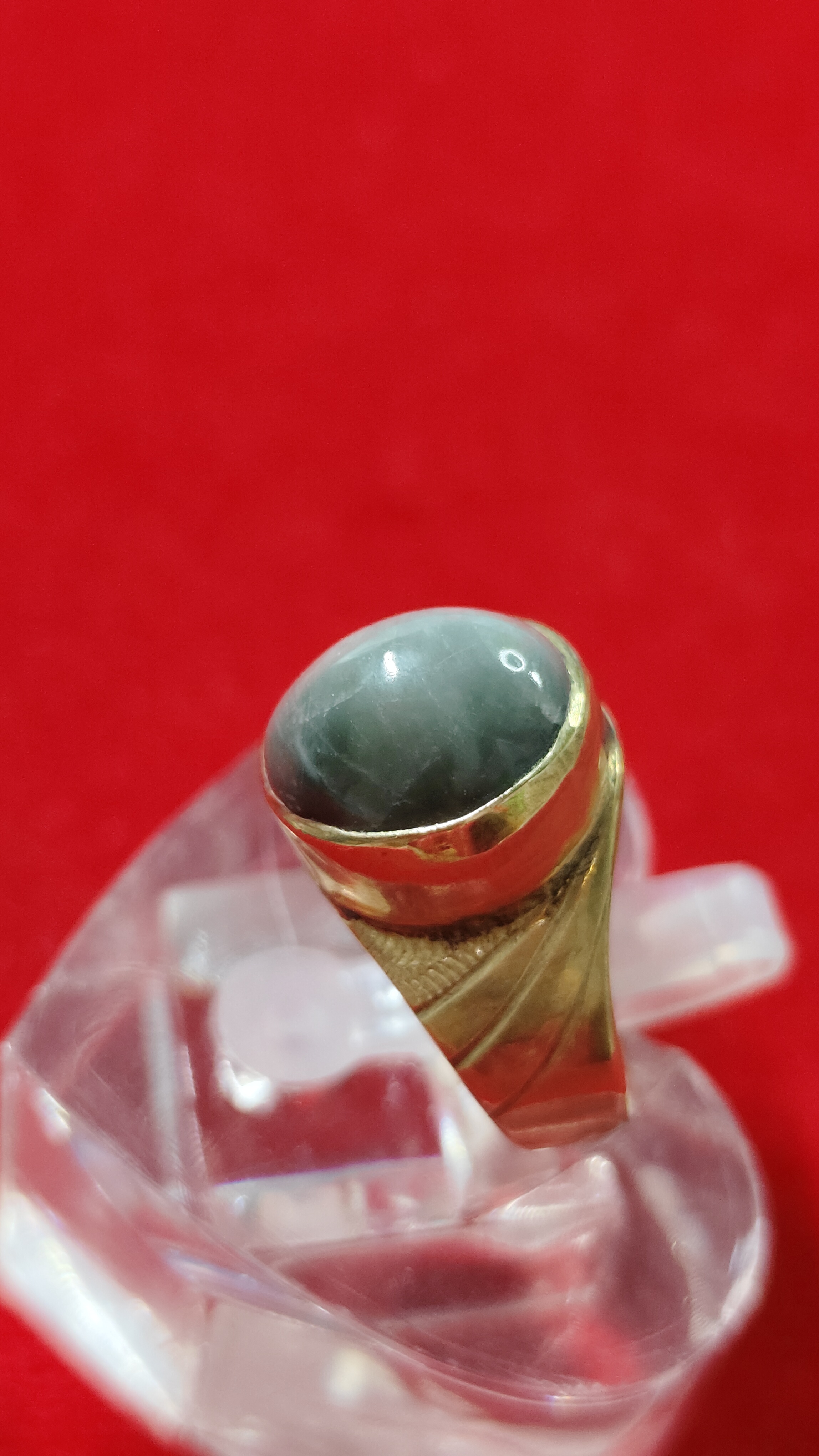 #แหวนแก้วโป่งข่าม (แก้วแร) รหัสR-0066