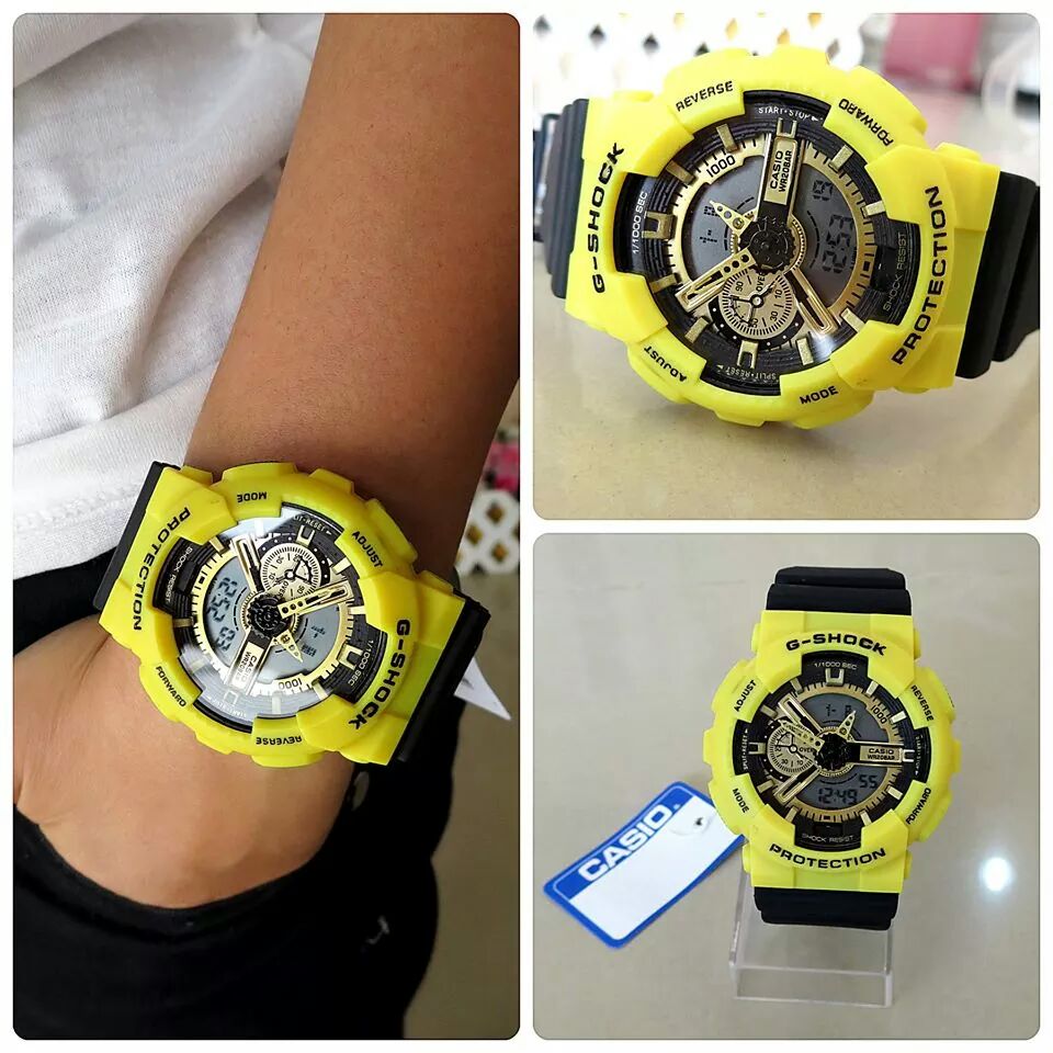 นาฬิกา G-Shock AAA รุ่น Edition สีเหลืองทอง การใช้งาน 2 ระบบเหมือนจริงมาก ในสไตล์ที่คุณต้องชอบ