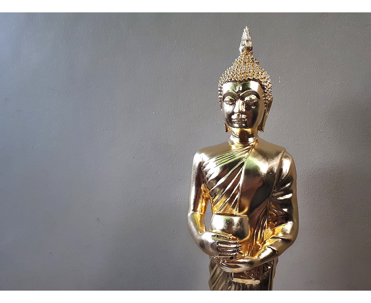 รูปหล่อ พระพุทธ หลวงพ่อไหลมาเทมา(สมเด็จองค์ปฐม ปางอุ้มบาตร อุดมสมบูรณ์มหาลาภ) - เนื้อทองเหลือง ปิดทองแท้ (องค์ใหญ่ขนาดตั้งบูชา สูง26นิ้ว) ปี2563 #รับประกันแท้ - หลวงพ่อเล็ก วัดท่าขนุน เป็นประธานปลุกเสกอฐิษฐานจิต