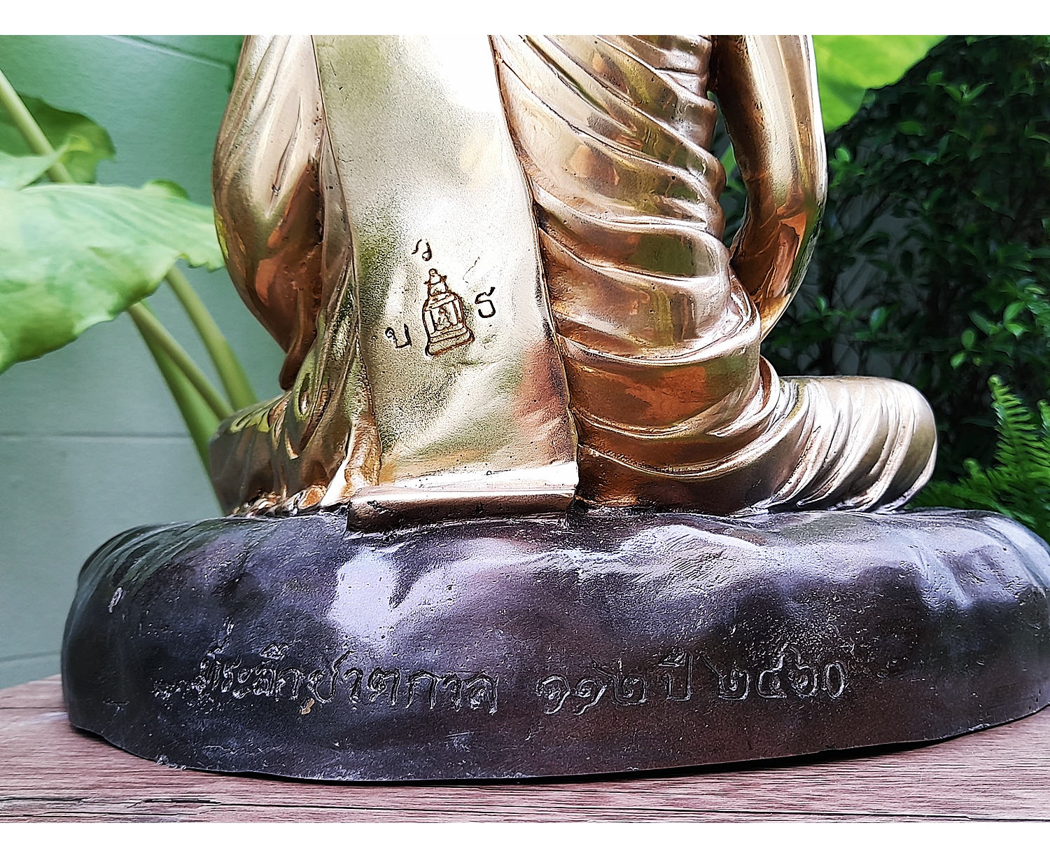 รูปหล่อ หลวงพ่อกวย วัดโฆสิตาราม(วัดบ้านแค) จ.ชัยนาท เนื้อโลหะชนวนแรงครู ปี2560 (จำนวนจัดสร้างเพียง 19องค์ ที่ระลึกชาตกาล112 ปี) - (ขนาดบูชา องค์ใหญ่(หน้าตัก12นิ้ว)) #ปลุกเสกแล้ว #รับประกันแท้