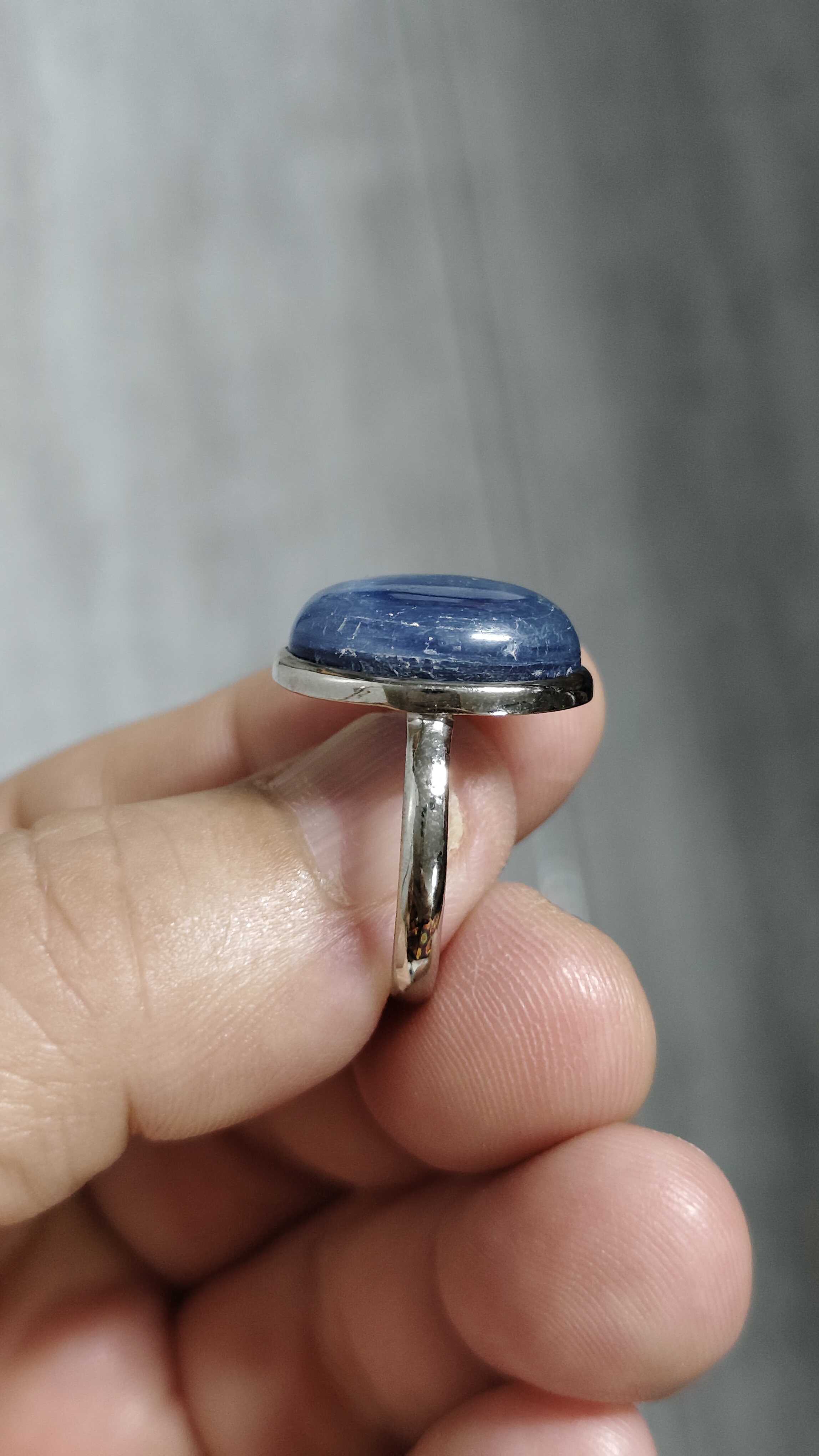 #แหวนหินคยาไนต์ ไซส์55 รหัสR-0045