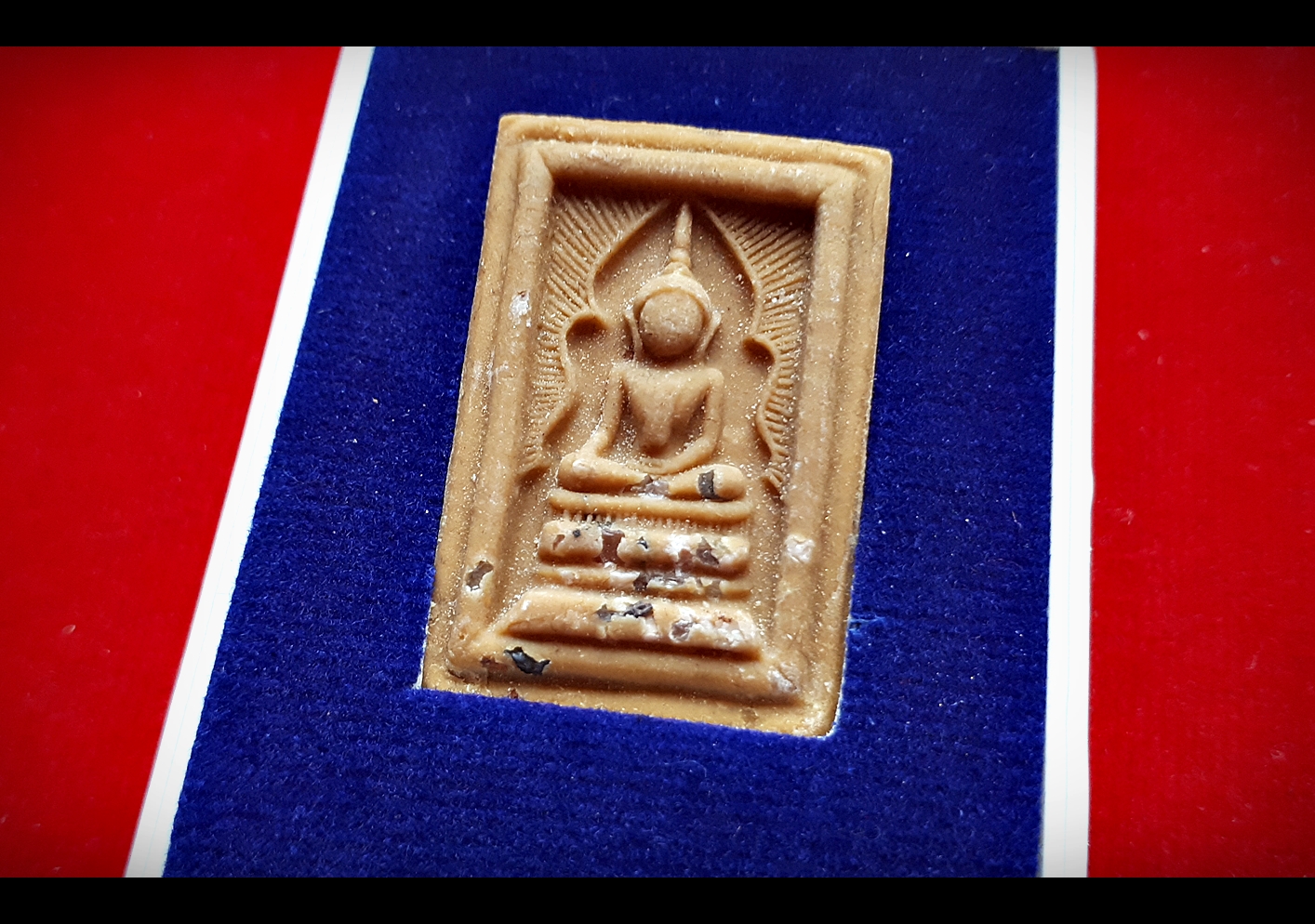 พระสมเด็จแหวกม่าน(พระแหวกม่าน แหวกอุปสรรค) หลัง ยันต์ครู หลวงพ่อกวย วัดโฆสิตามราม - รุ่นแรงครู ปี2560 เนื้อผงอิทธิเจแก่น้ำมัน (รวมมวลสารเก่า) #รับประกันแท้