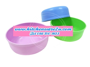 P08745 ขันน้ำ 18 ซม สีหวาน No.131 (ราคาส่งต่อ 12 โหล: 144 ใบ:เฉลี่ย 70 บาท/โหล)